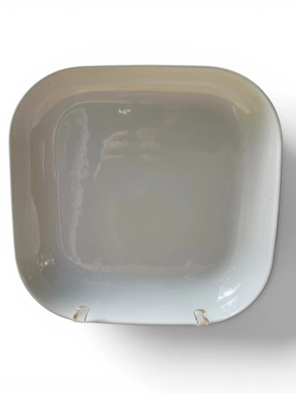 IKea Square White Feldsbar Porcelain oven to table Dish Oven & Micro safe